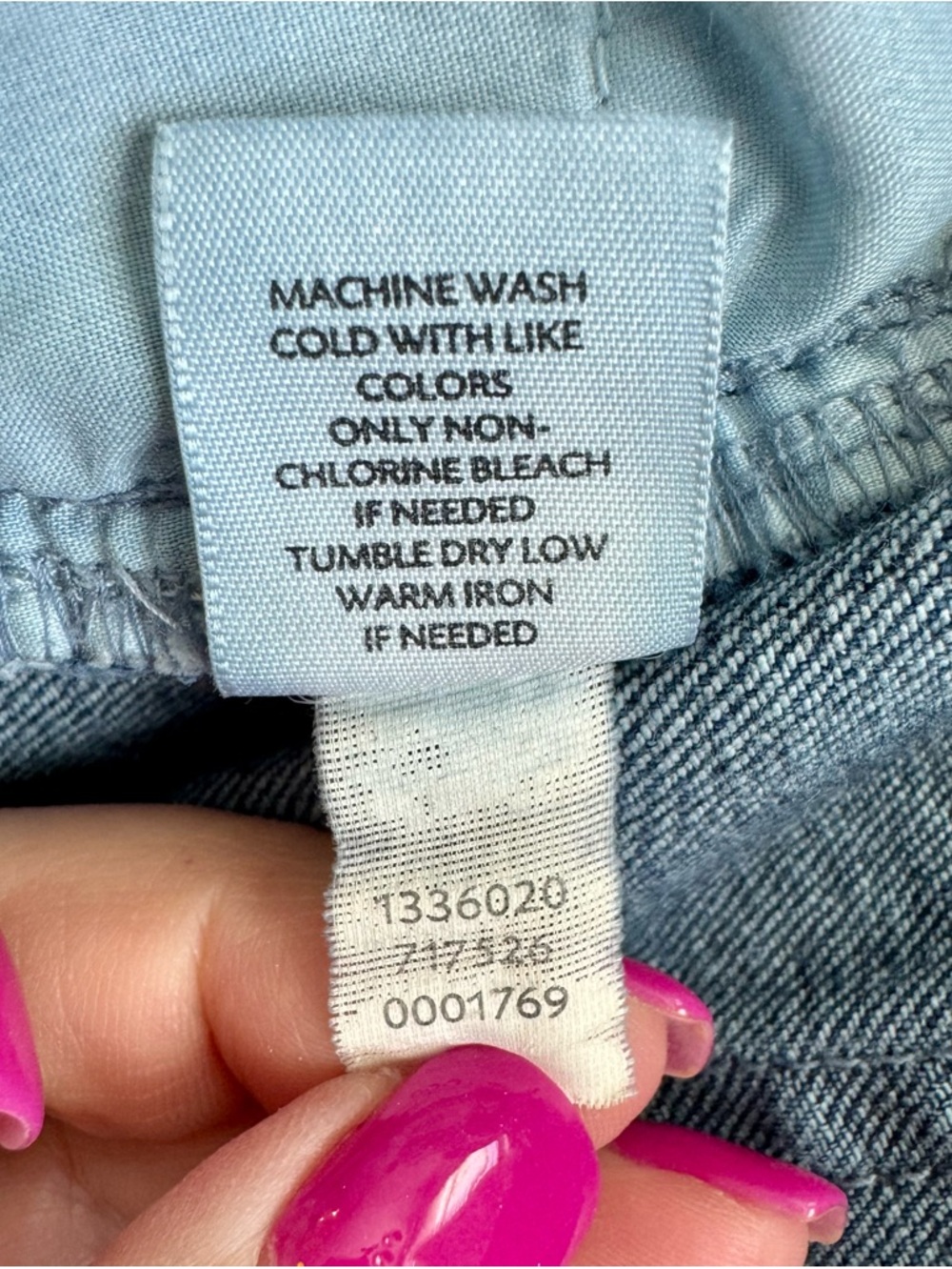J Jill Authentic Fit Crop Midwash Blue Capri Jeans Size 10 - Picture 9 of 13